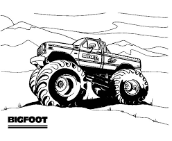 We provide coloring pages, coloring books, coloring games, paintings, and coloring page you can download, favorites, color online and print these bigfoot monster truck for free. Bigfoot Monster Jam Coloring Pages Color Luna