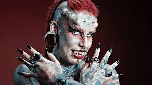 Real-Life Vampire' Tattoos Her Entire Body