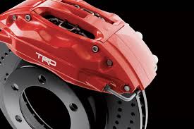 Toyota tundra four piston caliper brake pad replacement! Trd Brakes