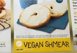 They not only sell plenty of vegan bagels, but also spreads and other vegan snacks. Einstein Bros Bagels Dairy Free Menu Vegan Cream Cheese Status Dairy Free Gluten Free Bagels Dairy Free Recipes