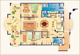 Next post → pole barn floor plans with living quarters idea. Image Detail For Villa La Estancia 2 Bedroom 3 Bath Oceanfront Luxury Penthouse Villa Floor Plans Spanish Style Homes House Plans