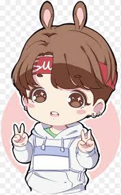 Image of yimeizhu bts fanart on twitter just thought it would be. Pink Haired Male Illustration Bts Chibi K Pop Drawing Fan Art Chibi Child Toddler Png Pngegg