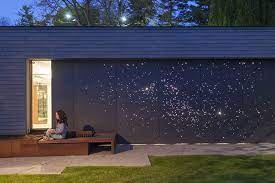Starry Night Outdoor Wall Light Installation Outdoor Wall Lighting Light Installation House Design