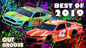 24 went away from the rainbow paint scheme and picked up some flames with the familiar blue and red dupont colors. Top 10 Best Nascar Paint Schemes Of 2019 Youtube