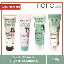 Product overview ingredients table customer reviews. Nano White Fresh Cleanser 100g Charcoal Foam Gel Milk Shopee Malaysia