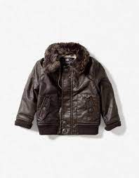 Synthetic Leather Hooded Jacket Jackets Baby Boy 3 36 Months Kids Zar Leather Jacket With Hood Baby Bomber Jacket Kids Lookbook