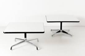 The eames molded plywood coffee table metal base features the same dimpled top supported by slim metal legs. Vintage German Coffee Table By Charles Ray Eames For Vitra 1980s For Sale At Pamono