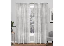 Muskoka Teardrop Slub Embellished Hidden Tab Top Curtain Panel Pair Exclusive Home In 2020 Exclusive Home Tab Top Curtains Panel Curtains