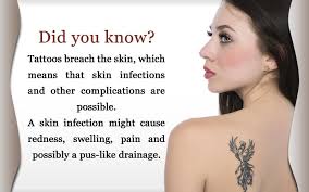 Tattoos Breach The Skin And Can Cause Skin Infections Beauty Therapy Skin Infection Makeup Course