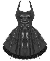 Pin By Rosa Czarnecki On Dresses Punk Dress Lace Dress Black Emo Dresses