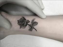 Cute Mini Rose Tattoo Small Rose Tattoo Rose Tattoos For Women Rose Tattoos On Wrist