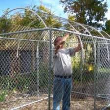 Roof flashing installs after the vent is extended. Dog Kennel Roof Ideas Then Pvc Pipe Was Bent