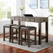 Most of these counter height kitchen and dining tables are 34 to 36 inches high. Counter Height Storage Table Target