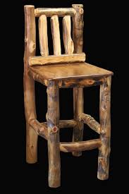 log chair tall barstool country western rustic cabin wood table kitchen decor country rustic log furniture log chairs rustic wood furniture