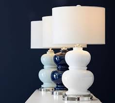 Alexis Ceramic Table Lamp With Usb Port Glass Table Lamp Table Lamp Bedside Lamps With Usb
