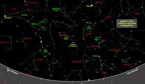 Sky Map Star Chart August 2018 Old Farmers Almanac