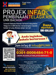 Salah seorang pelajar yang didakwa terjejas dengan isu tersebut. Projek Infaq Pembinaan Telaga Air Umk Bachok Universiti Malaysia Kelantan Dengan Ini Berhasrat Mengadakan Telaga Air Di Umk Bachok Memandangkan Masalah Yang Dihadapi Pelajar Dan Staf Sehubungan Dengan Itu Dana Diperlukan Untuk