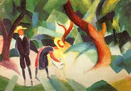 August robert ludwig macke was a german expressionist painter. Kinder Mit Ziege Von August Macke 1887 1914 Germany Kunstreproduktionen August Macke Artsdot Com