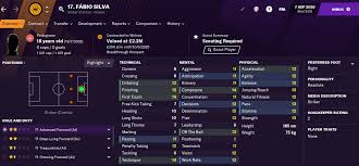 Born 3 july 2000) is a danish professional footballer who plays as a winger for italian serie a club sampdoria. Top Fm21 Wonderkids Striker Fabio Silva Fm Blog