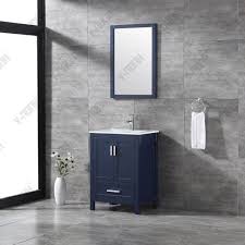 It's classic and will be more timeless than green. China Navy Blue 24inch Small Bathroom Vanity China Large Storage Hangzhou