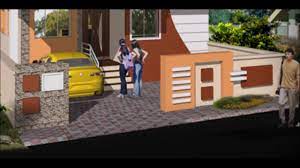 House model design compound wall designs style parapet house plans. Compound Wall Designs Youtube