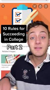 10 Rules #part2 #college #school #study #university #student #fyp