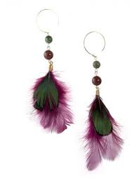 Boucles D Oreilles Legeres Comme Une Plume Bijoux Boucles D Oreilles Bijoux Hippie Bijoux