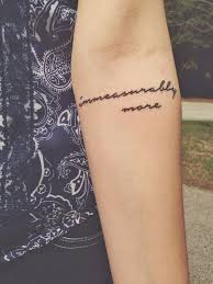 1.17 love tattoo on wrist; Quotes Tattoos For Women Ideas And Designs For Girls