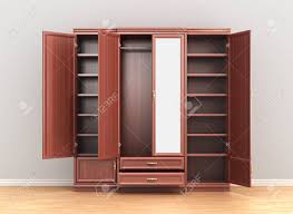 Find many great new & used options and get the best deals for grey wardrobe closet storage organizer brand at the best online prices at ebay! Cabinet Open The Closet With The Clothes On The Background Of Stock Photo Picture And Royalty Free Image Image 107526960