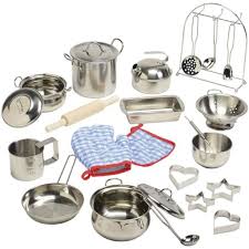 Ending wednesday at 5:05pm pdt. 16pcs Stainless Steel Kitchen Set Toy Di Other Educational Toys