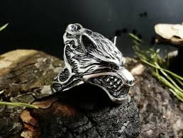 Wolf Ring Men Wolf Jewelry Silver Ring Wolf Werewolf Ring Image 1 Silver Celtic Rings Rings For Men Wolf Jewelry