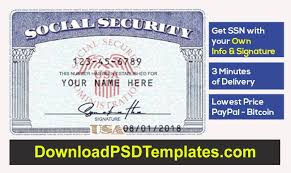 Replace a lost social security card start a new job work as an independent contractor apply for social benefits get approved for a credit card open a bank account secure a mortgage change immigration status edit the ss card using an online photoshop editor. Pin On Id Card Template