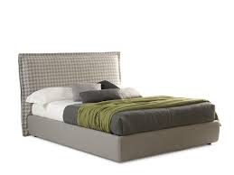 fabric double bed with high headboard handsome big handsome collection by bolzan letti bed big beds frette bedding