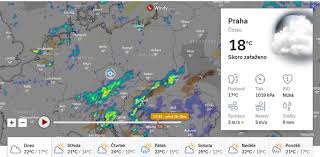 Máme k dispozici radarové snímky s přehledem srážek i bouřek nad celou českou republikou. Pocasi Cz Inovuje Nabidne Meteoradar I Celosvetovou Predpoved