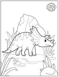 Triceratops was a large and massive dinosaur. Free Triceratops Coloring Pages For Kids And Adults