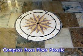 From marble slabs to mosaic patterns, discover the top 50 best entryway tile ideas. Compass Rose Mosaics Mosaics Your Way