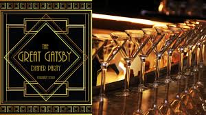 Floating white candles at varying heights in glass hurricanes will take the. The Great Gatsby Dinner Party Ashland Hills Hotel Suites