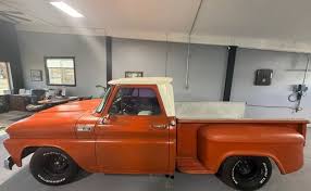 Image result for Orange 1965 Chevy Truck