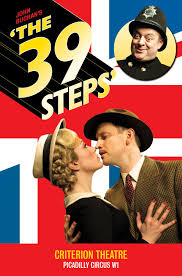 Subtle clues, suspenseful twists and turns, unexpected moments of humor, and steady it would have been enough for most movies to be about simply a man accused of murder having to prove his innocence, but when combined with a spy. Featureshow Of The Month Feature A Day In The Life Of The 39 Steps Ellie Beaven The 39 Steps Movie Posters Vintage Musical Theatre Broadway