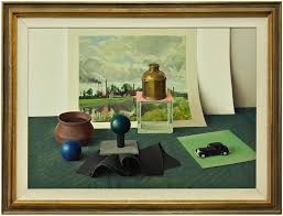 Unknown Still Life With Toy Car Trompe L Oeil Painting Painting Still Life Painting Still Life
