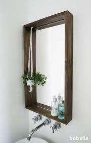 Open the curtains and let the sunlight pour into your bathroom for true divinity. How To Frame A Bathroom Mirror Espelhos Rusticos Decoracao Sala Com Espelho Decoracao Banheiro