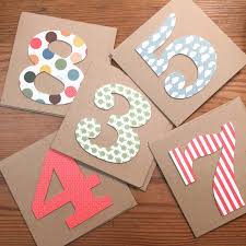 Homemade Birthday Card For 8 Year Old Boy Would Be Easy To Create With A Number Template And Left Over Decorative Paper Handmade Birthday Cards Birthday Card Craft Card Making Birthday
