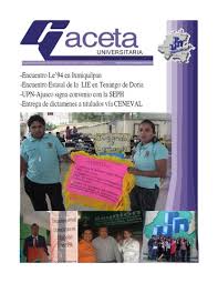 Gaceta Universitaria de la UPN-H by Universidad Pedagógica Nacional Hidalgo 
