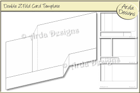 Download Double Z Fold Pop Up Box Card Template Graphic By Arda Designs Creative Fabrica PSD Mockup Templates