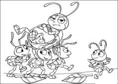 Dogs love to chew on bones, run and fetch balls, and find more time to play! A Bug S Life Coloring Pages