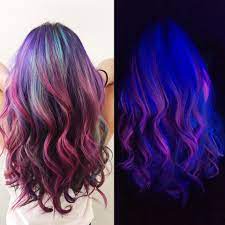 Unicorn Hair Under Blacklight Underground Cosmetics Hair Color Unicornhair Purplehair Purpl Hair Dye Colors Hair Color Underneath Hair With Pink Underneath