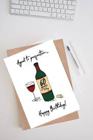 Birthday Card Drawing Ideas 60th Birthday Card Aged To Perfection Wine Card Etsy In 2020 60th Birthday Cards Wine Birthday Cards Happy Birthday Wine Card