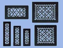 Antique Recreated Cast Iron Floor Ceiling Or Wall Grate For Return Air Intake Or Heat Vents Floor Register Floor Register Covers Floor Registers Wall Grille