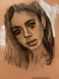 Hope, the eyes Soft pastels