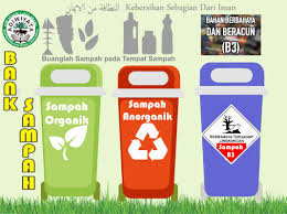Sampah anorganik, yaitu sampah yang tidak mudah membusuk, seperti plastik wadah pembungkus makanan, kertas, plastik mainan, botol dan gelas minuman, kaleng, kayu, dan sebagainya. Tren Untuk Poster Sampah Anorganik Koleksi Poster